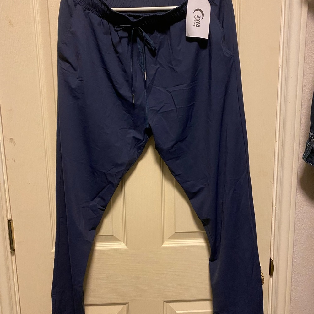 Zyia navy everywhere pants sz xl NWT